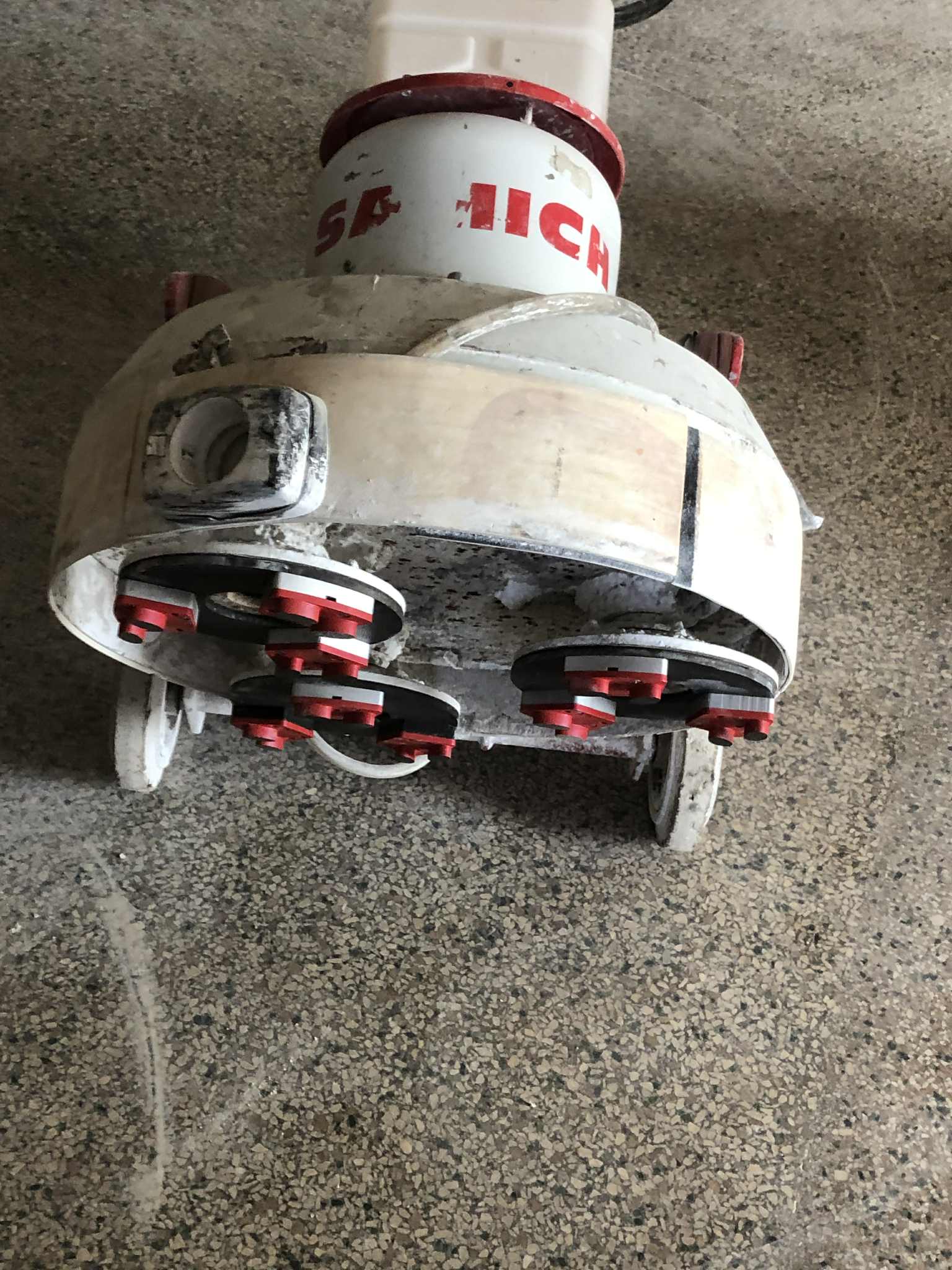 Commercial floor restoration project