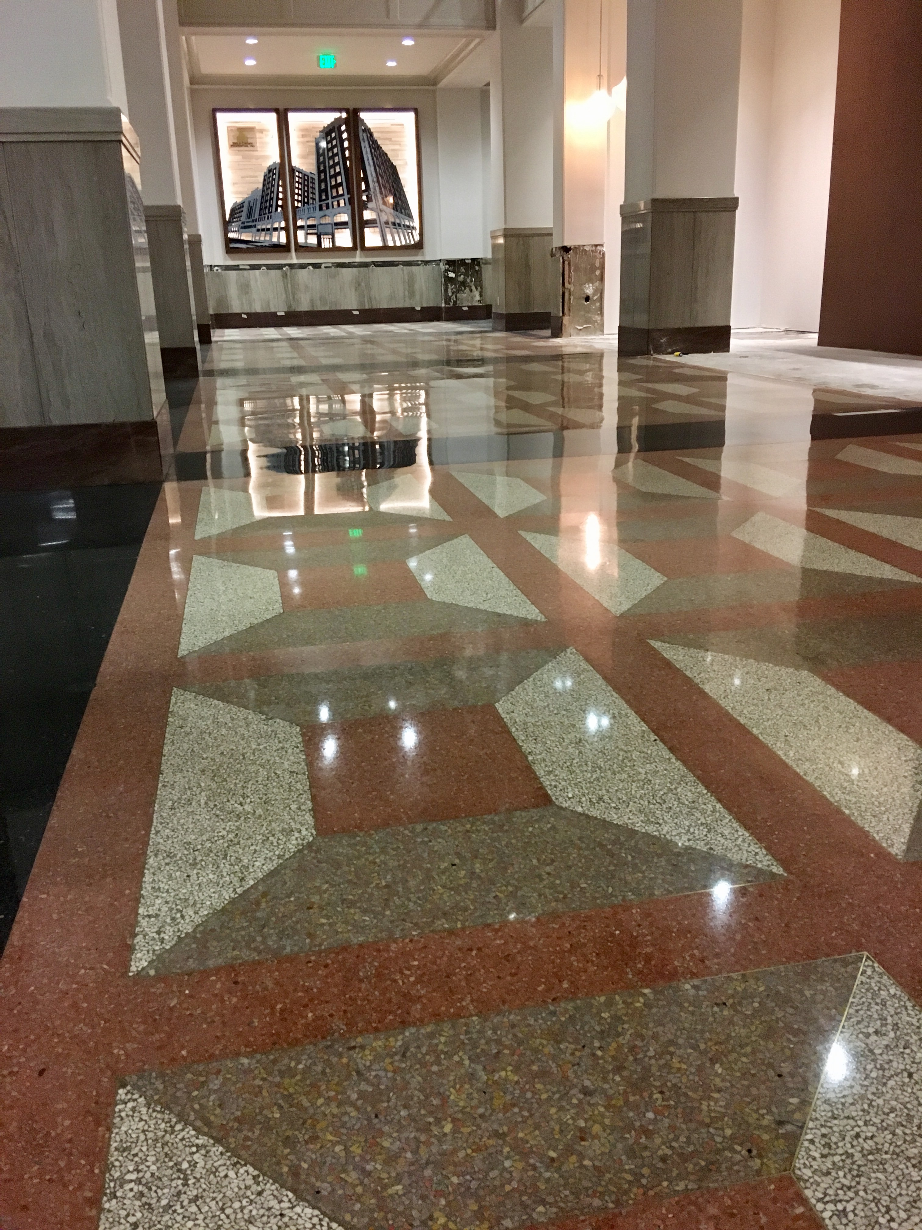 Hotel lobby complete restoration